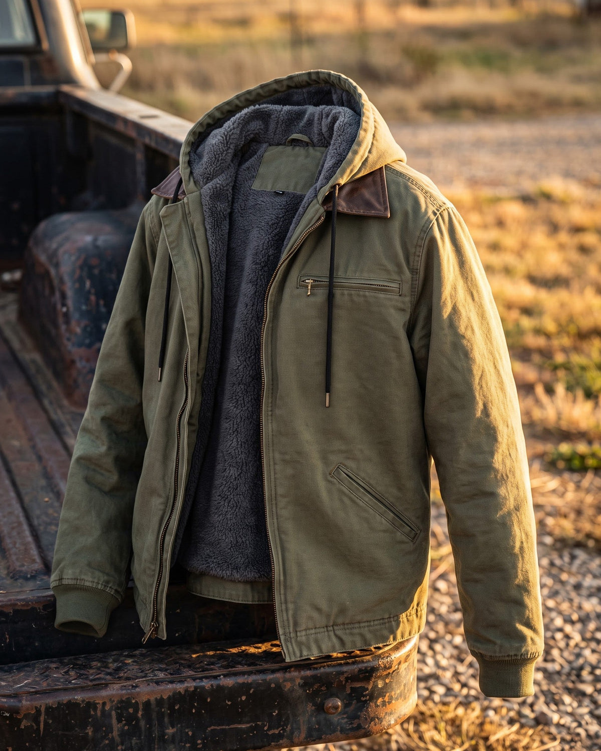 Brockley Fleece-Lined Hooded Jacket