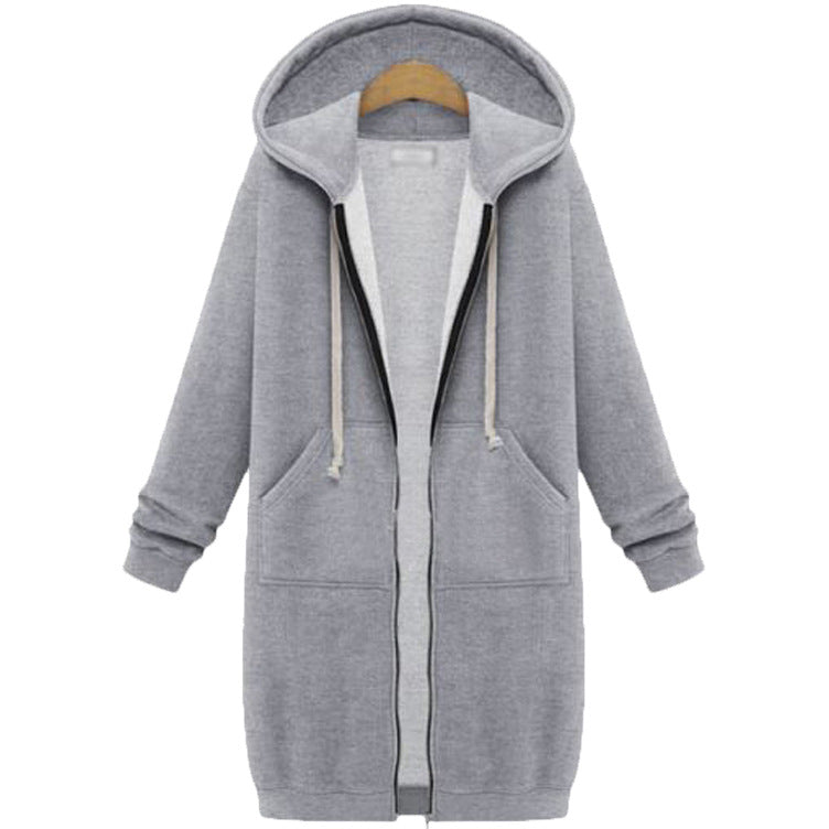 Maisie Longline Fleece Zip Hoodie