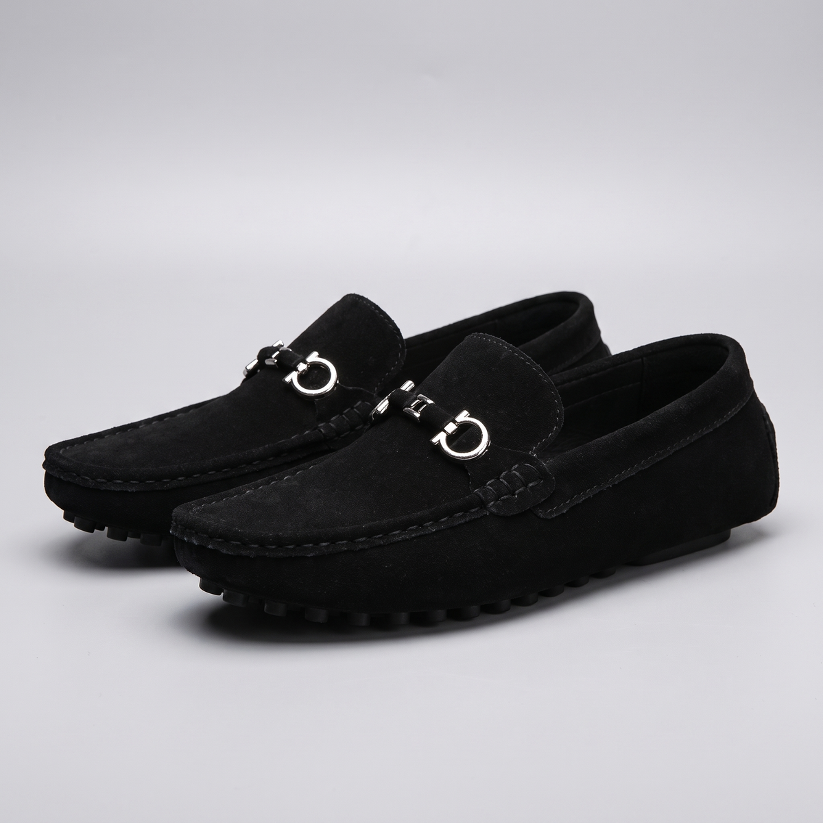 MONACO SUEDE LOAFERS