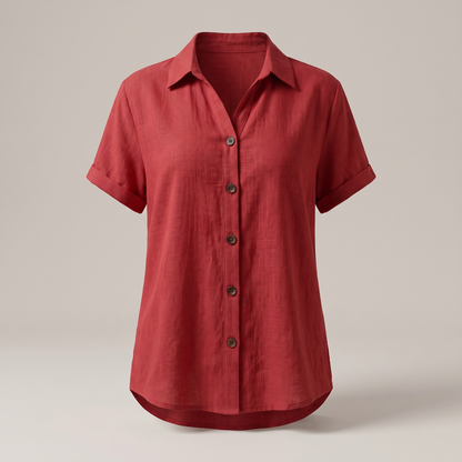ZARA BUTTON FRONT BLOUSE