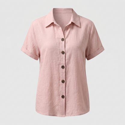 ZARA BUTTON FRONT BLOUSE