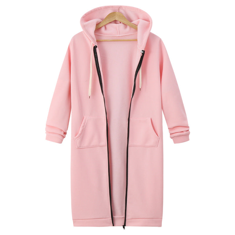Maisie Longline Fleece Zip Hoodie