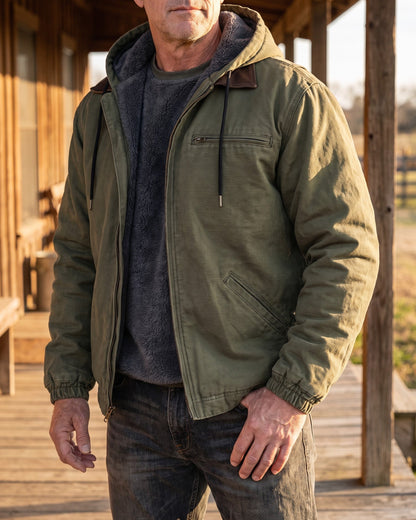 Brockley Fleece-Lined Hooded Jacket