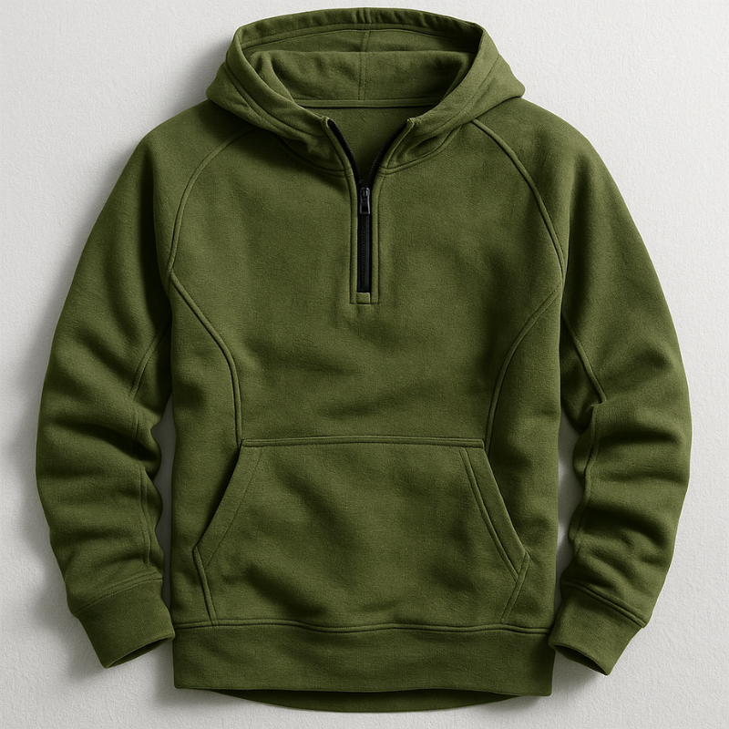 Ashton – Classic Half-Zip Hoodie