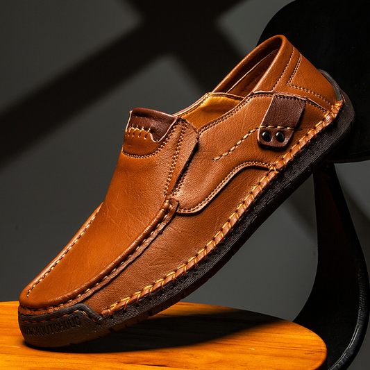 Nero Leather Loafers