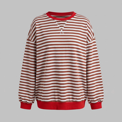 ELARA STRIPED PULLOVER
