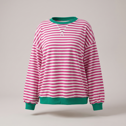 ELARA STRIPED PULLOVER