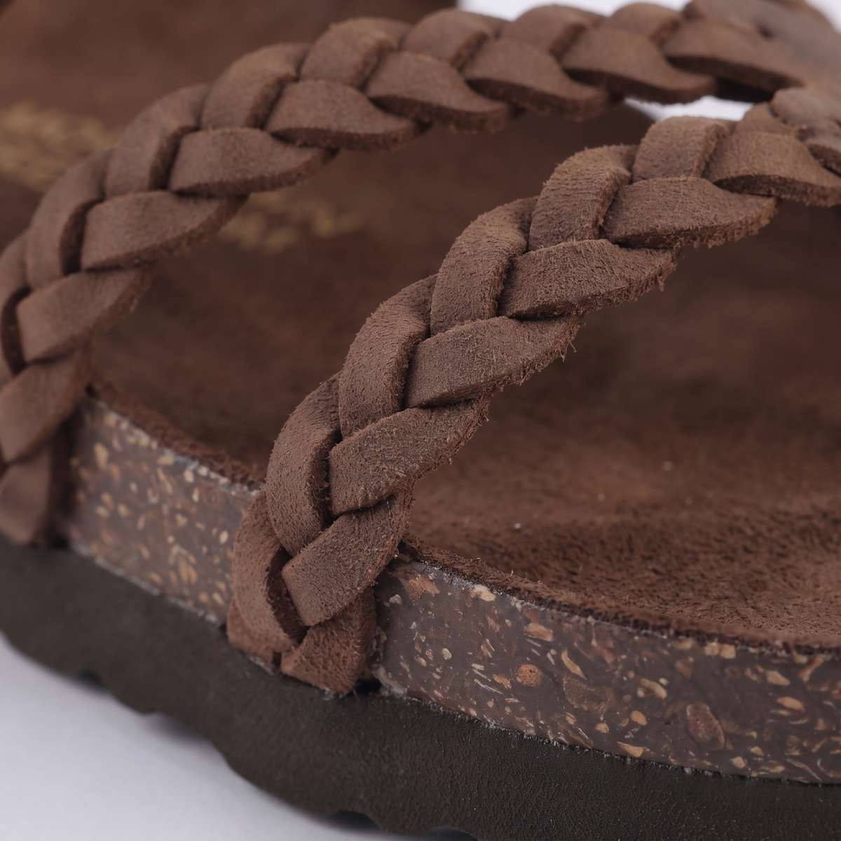 MARLBOROUGH BRAIDED CORK SANDALS