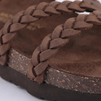 MARLBOROUGH BRAIDED CORK SANDALS