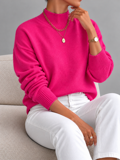 Elsie Roll-Neck Knit Jumper