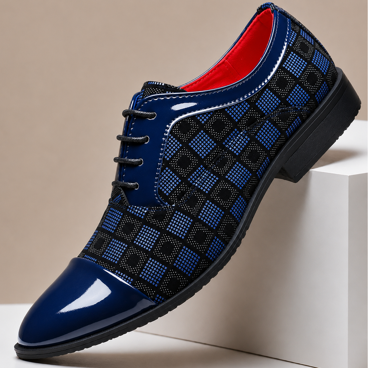 Holloway Patterned Leather Shoes