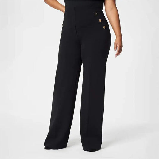 Margot High Waist Wide-Leg Trousers