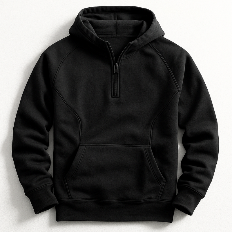 Ashton – Classic Half-Zip Hoodie
