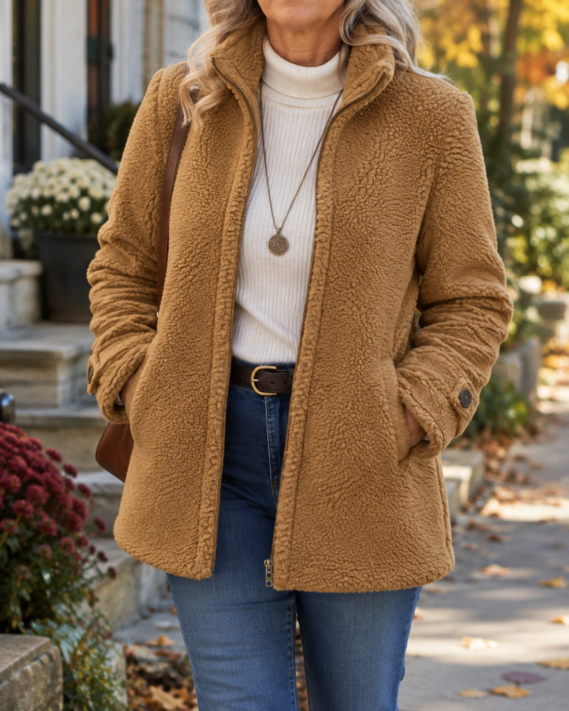 Richmond Teddy Stand Collar Jacket
