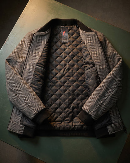 Rupert Glen Check Wool-Blend Bomber Jacket