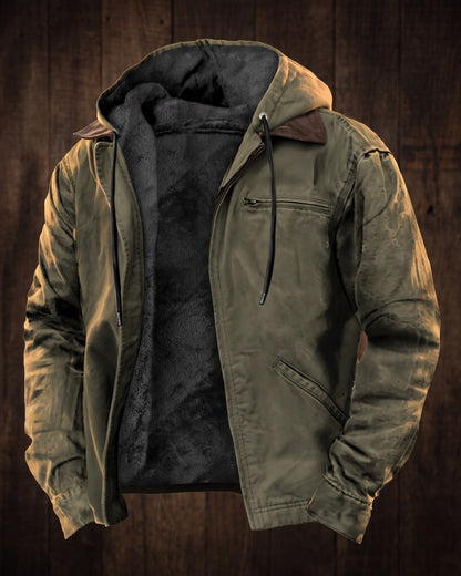 Brockley Fleece-Lined Hooded Jacket