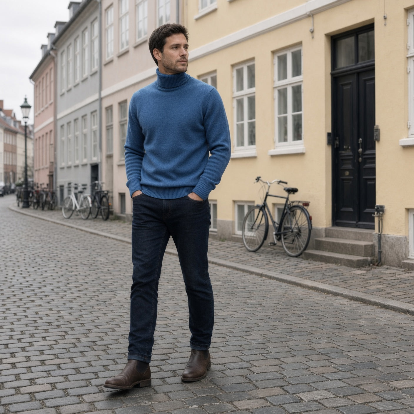 AEMON Turtleneck Cashmere Sweater
