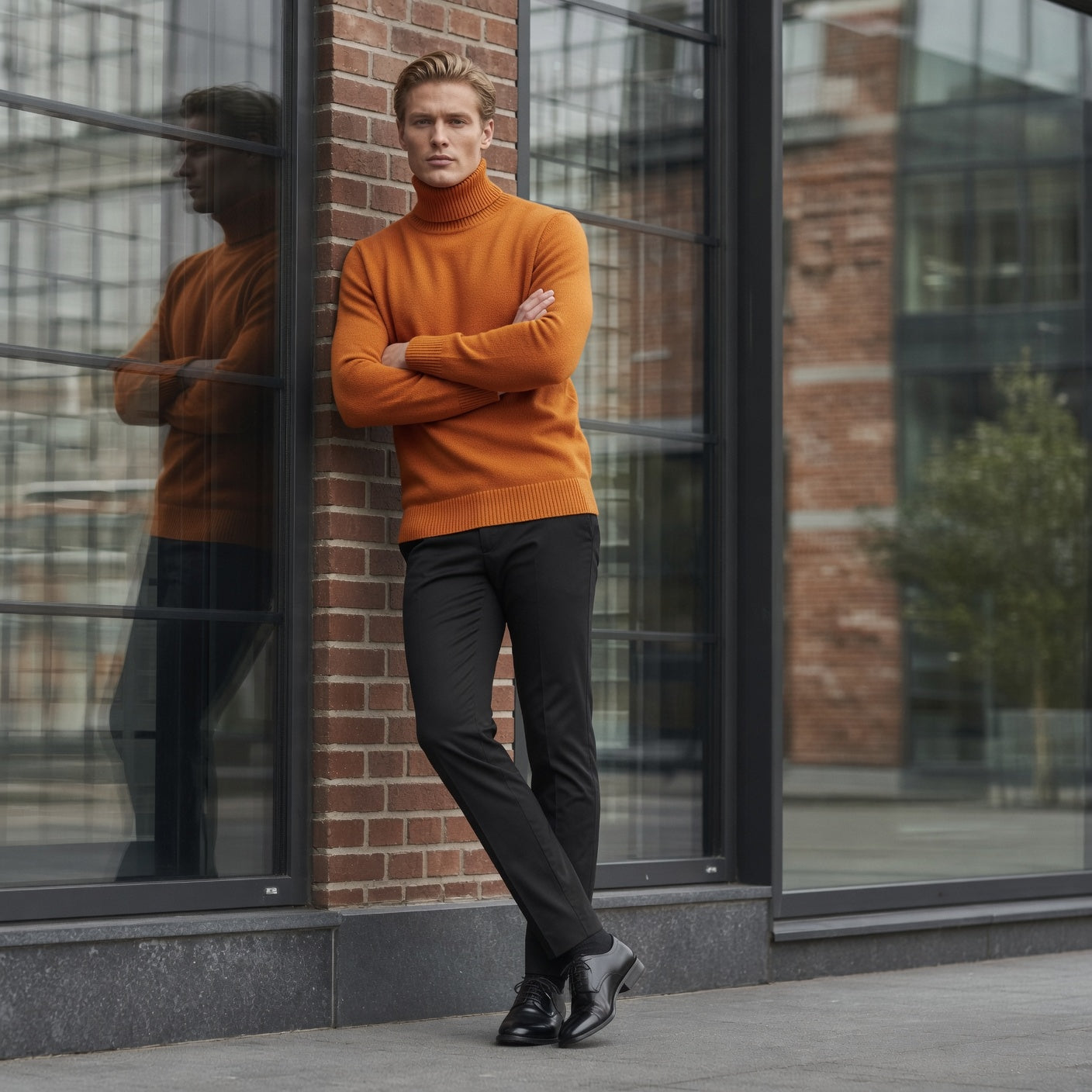 AEMON Turtleneck Cashmere Sweater