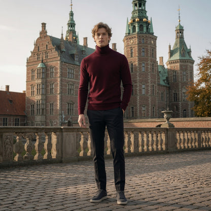 AEMON Turtleneck Cashmere Sweater