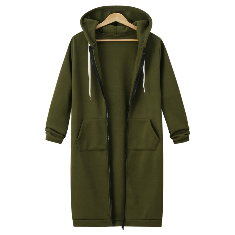 Maisie Longline Fleece Zip Hoodie