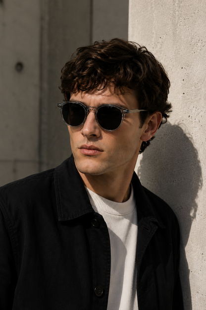 Dakota | Men's Lightweight Round Frame Sunglasses