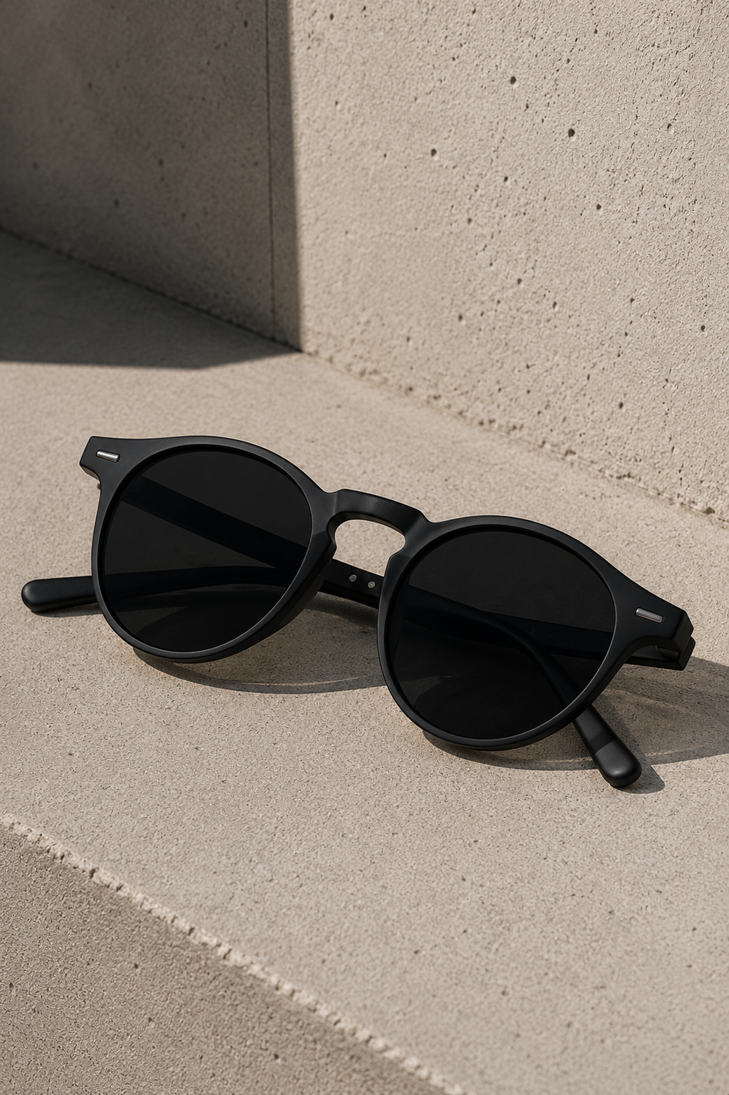 Dakota | Men's Lightweight Round Frame Sunglasses