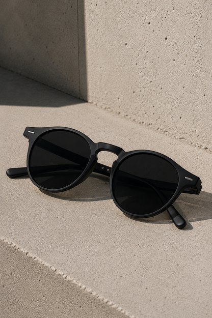 Dakota | Men's Lightweight Round Frame Sunglasses