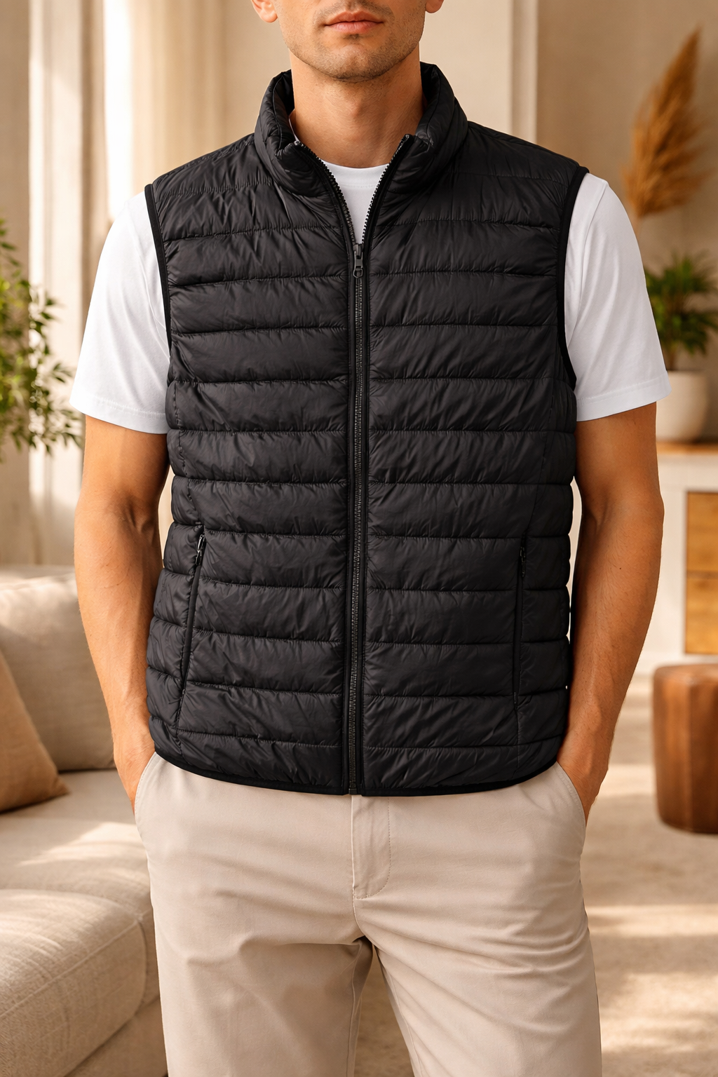 Blake | Men’s Quilted Padded Bodywarmer with Zip Front