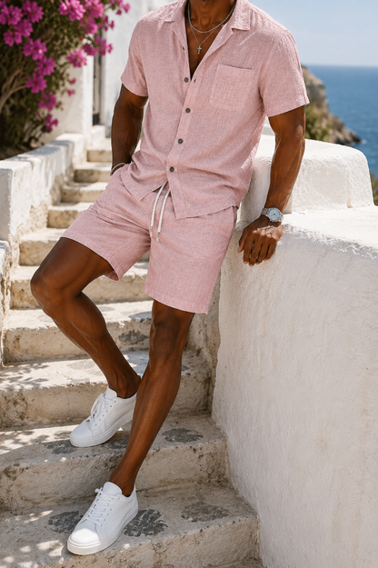 Gilbert | Men's Relaxed Linen Set