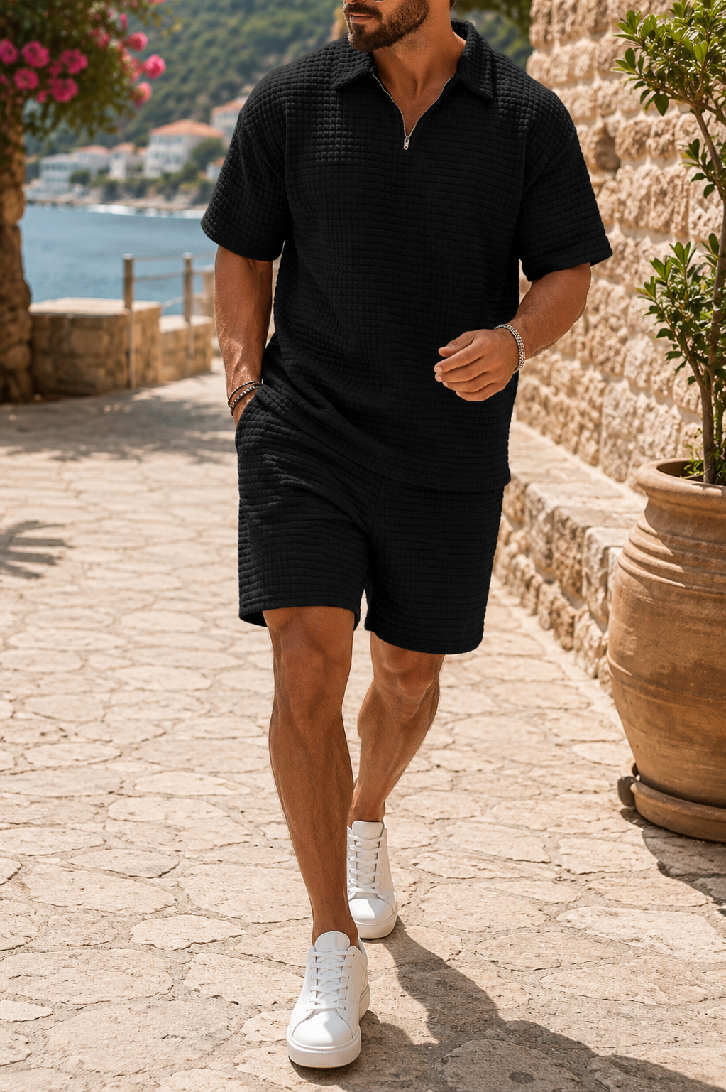Milo | Men's Comfortable Cotton Leisure Set
