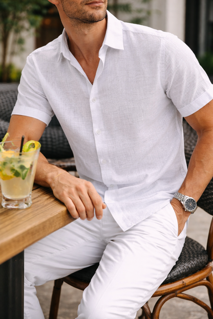 Oliver | Men Short Sleeve Button Shirt