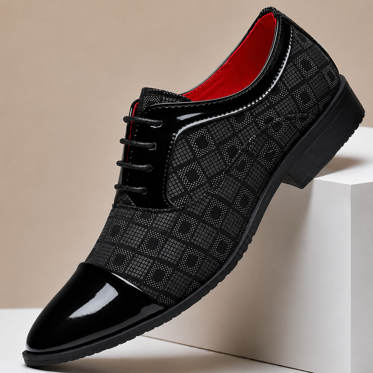 Holloway Patterned Leather Shoes