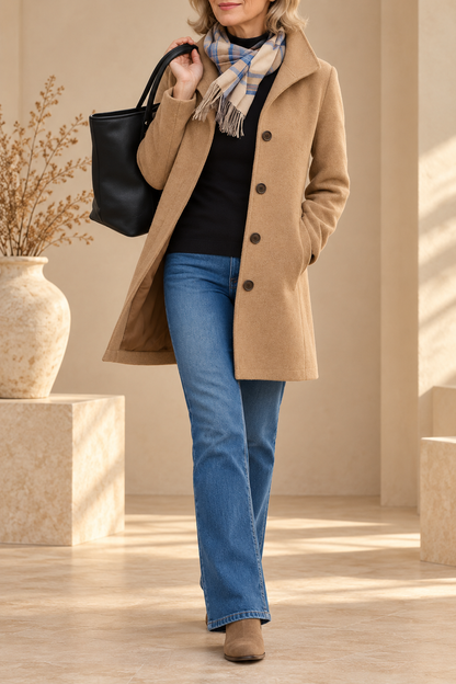 Edie Classic Tailored Coat