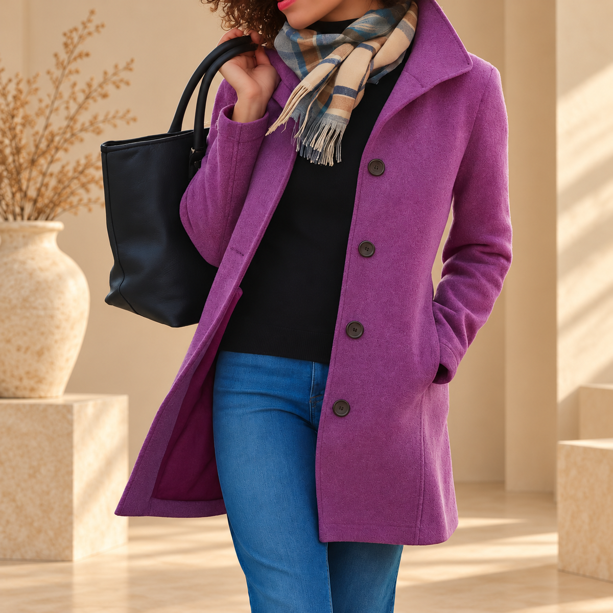 Edie Classic Tailored Coat
