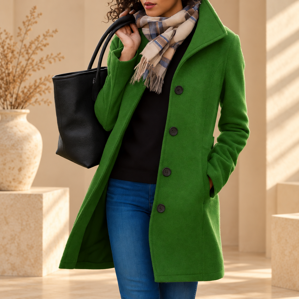 Edie Classic Tailored Coat