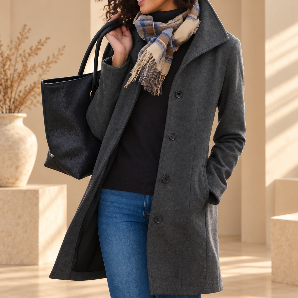 Edie Classic Tailored Coat
