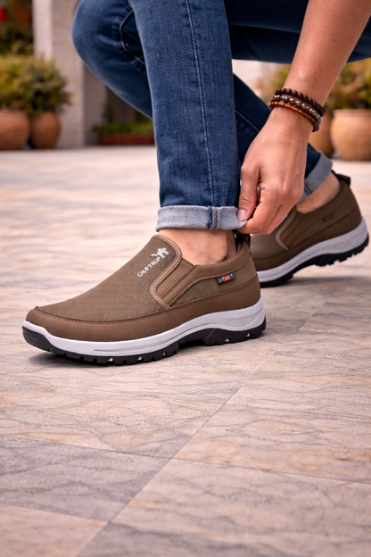 Lloyd | Orthopedic Slip On Outdoor Walking Shoes with Mesh Upper and Cushioned Grip Sole
