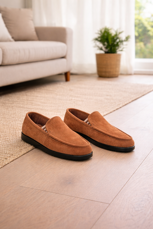 Oscar | Men’s Slip-On Knit Textile Loafers Casual Driving Shoes