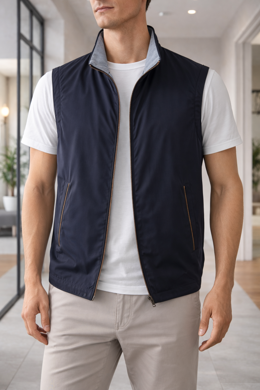 Sam | Men’s Lightweight Zip Front Bodywarmer