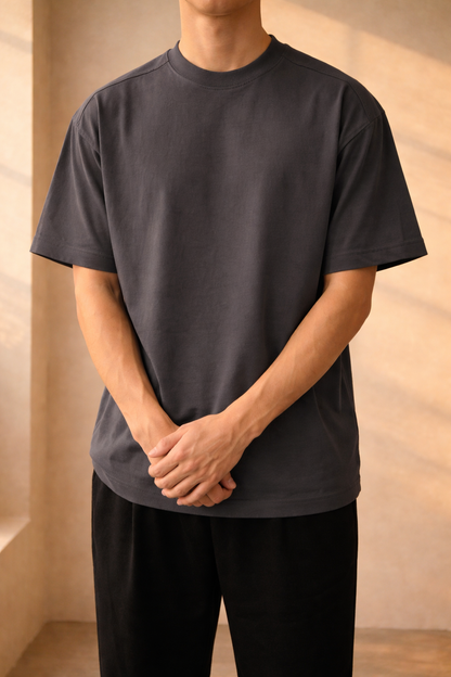 Iwan | Men's Cotton Crew Neck T-Shirt with Short Sleeves