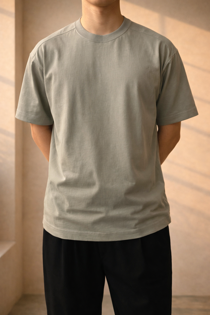 Iwan | Men's Cotton Crew Neck T-Shirt with Short Sleeves