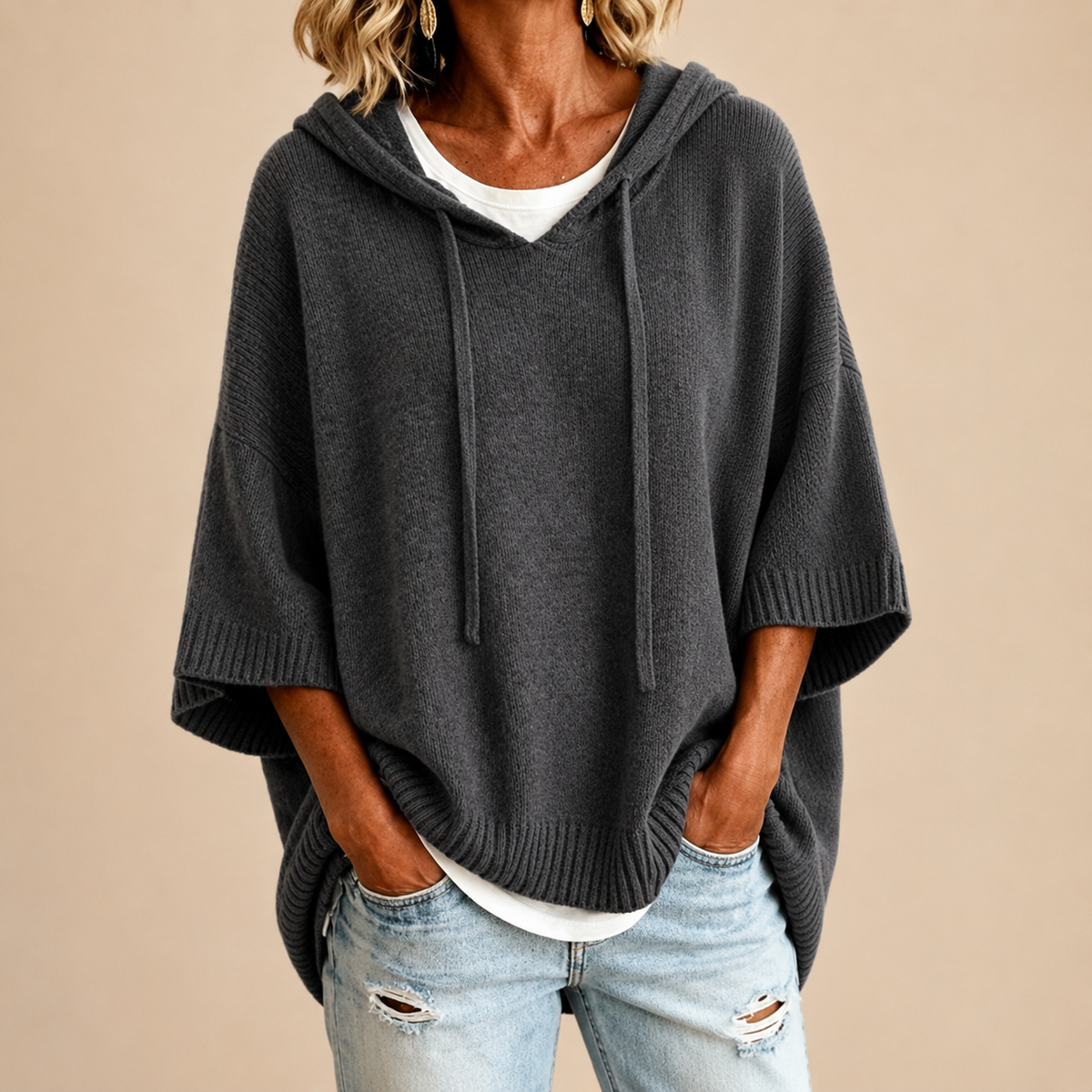 Ellery Oversized Knitted Hoodie Jumper