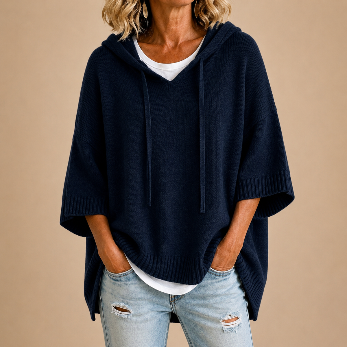 Ellery Oversized Knitted Hoodie Jumper