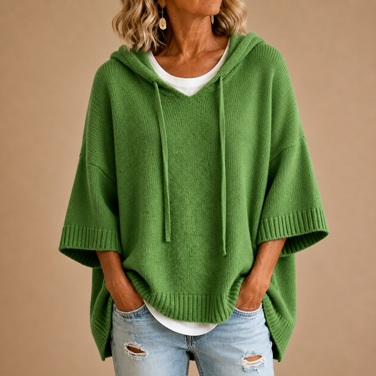 Ellery Oversized Knitted Hoodie Jumper