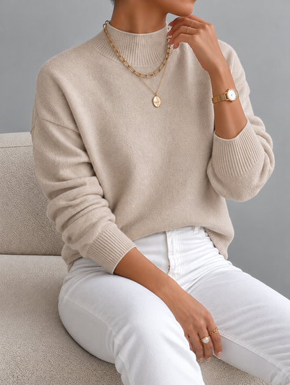 Elsie Roll-Neck Knit Jumper