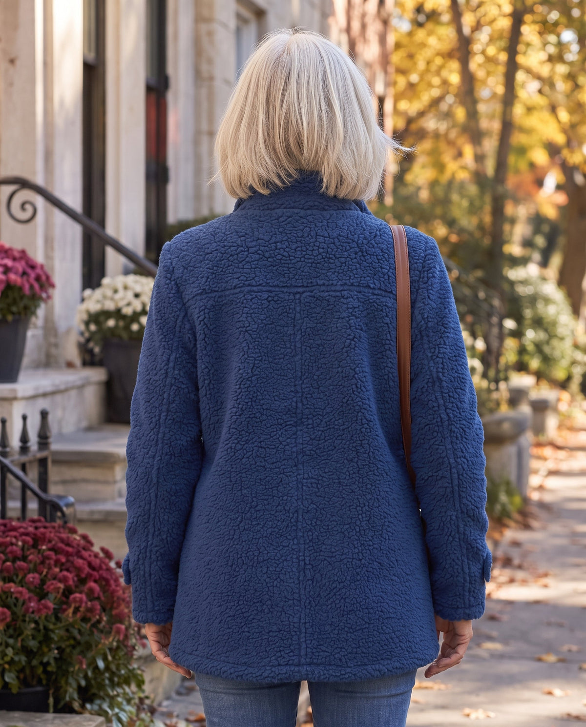 Richmond Teddy Stand Collar Jacket