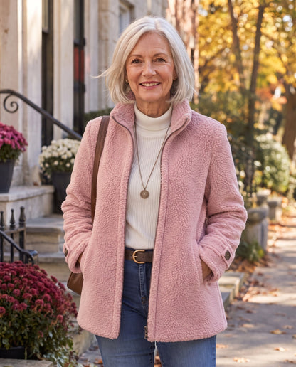 Richmond Teddy Stand Collar Jacket