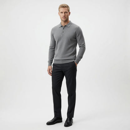 Marco Cashmere Polo Sweater