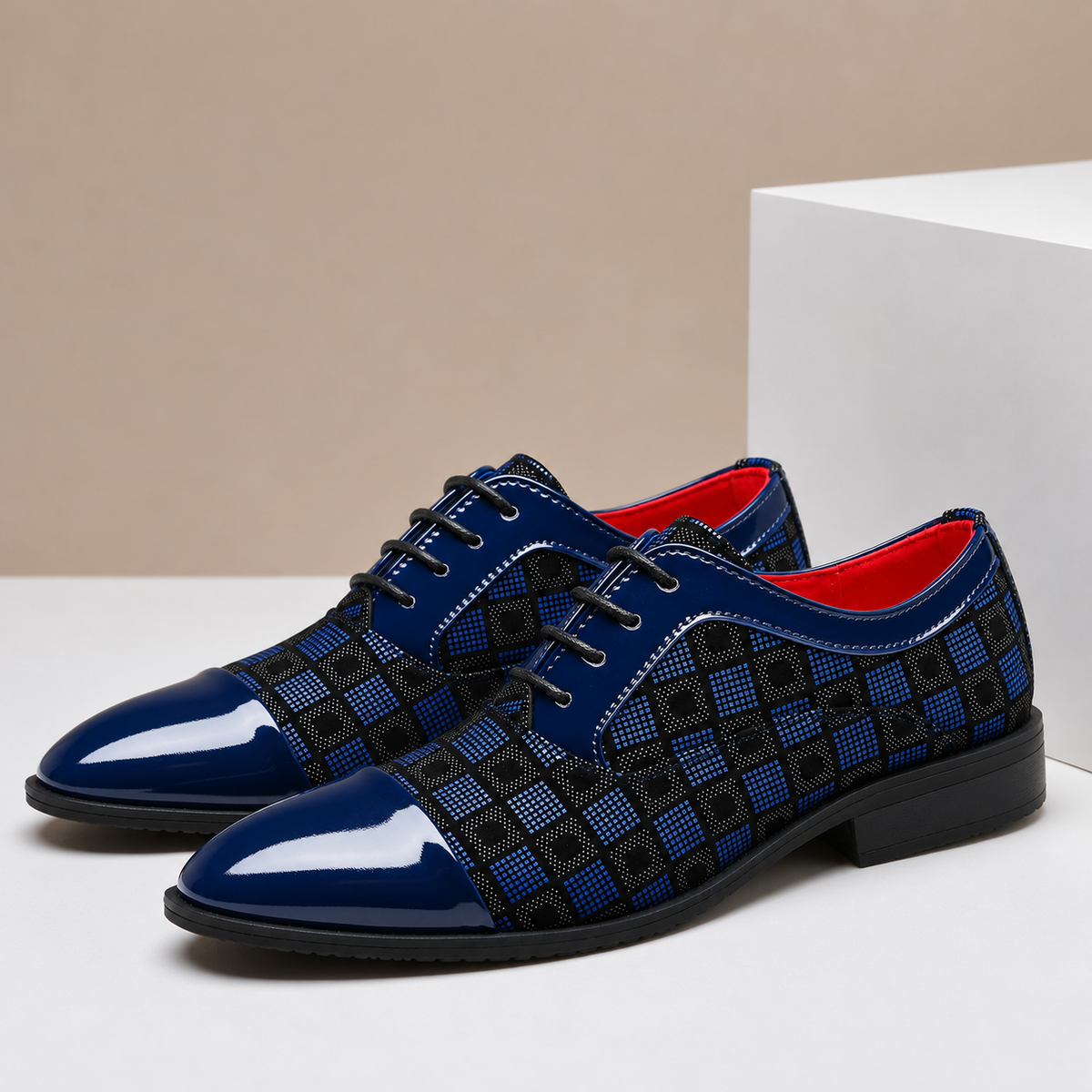 Holloway Patterned Leather Shoes