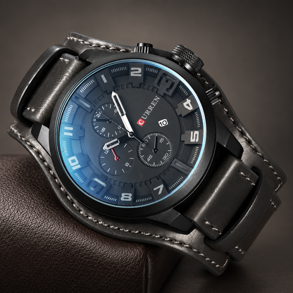 Axel – Vintage Leather Cuff Watch
